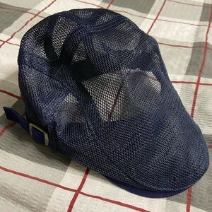 Navy Mesh Duckbill Ivy Hat